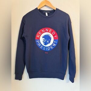 Kiel James Patrick Navy Blue Kennedy For President Sweatshirt Unisex Size XS